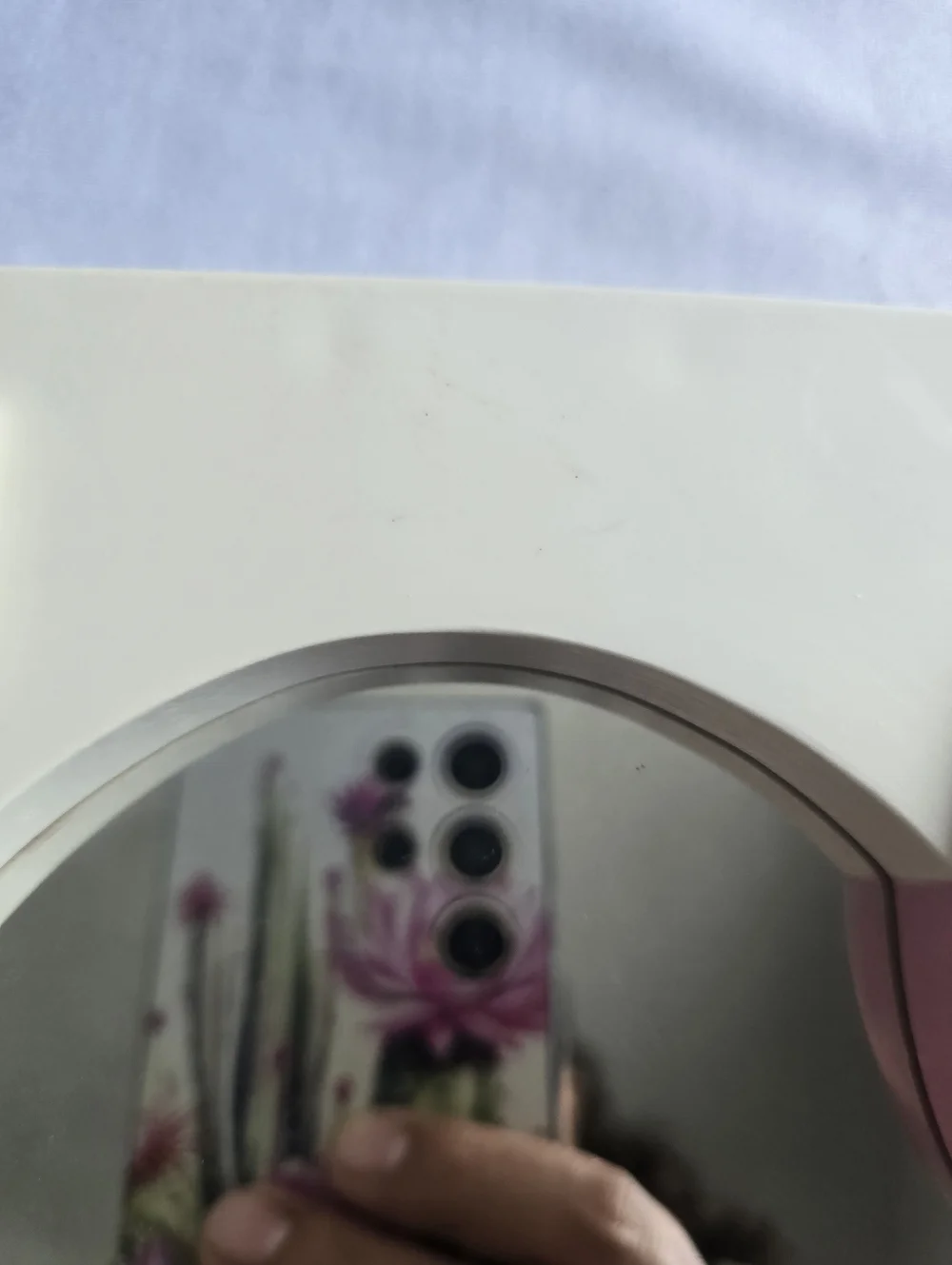 Vintage Homco Nursery Oval Wall Mirror ABC Blocks Balloons Bow‎ Pastel Colors